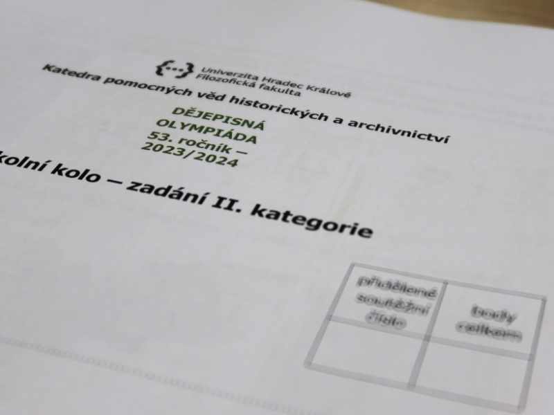 Olympiáda - dějepis 1