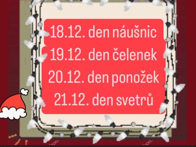Týden vánočních dopĺňků 2023