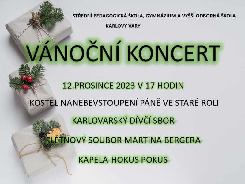 Vánoční koncert 2023-12-12