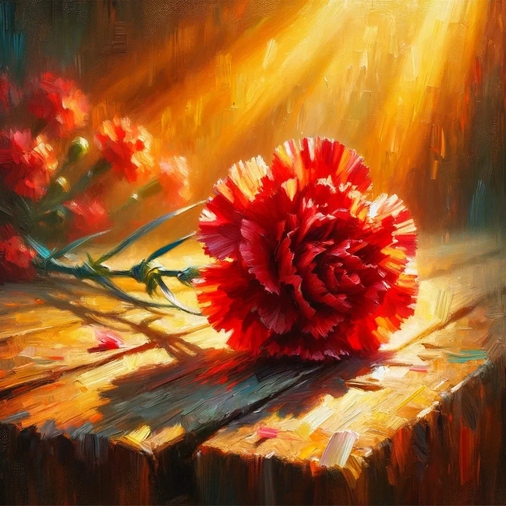 Pocta ženám - karafiát